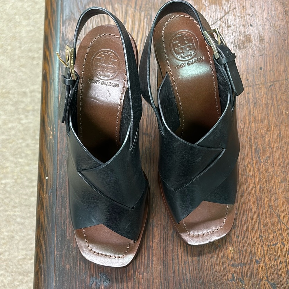 Tory Burch Bleecker Slingback Sandals Size 6